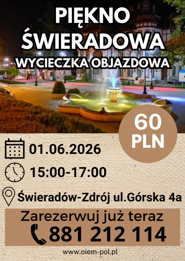 Piękno Świeradowa- wycieczka objazdowa 01.06