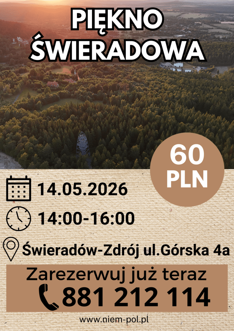 Piękno Świeradowa- wycieczka objazdowa 14.05
