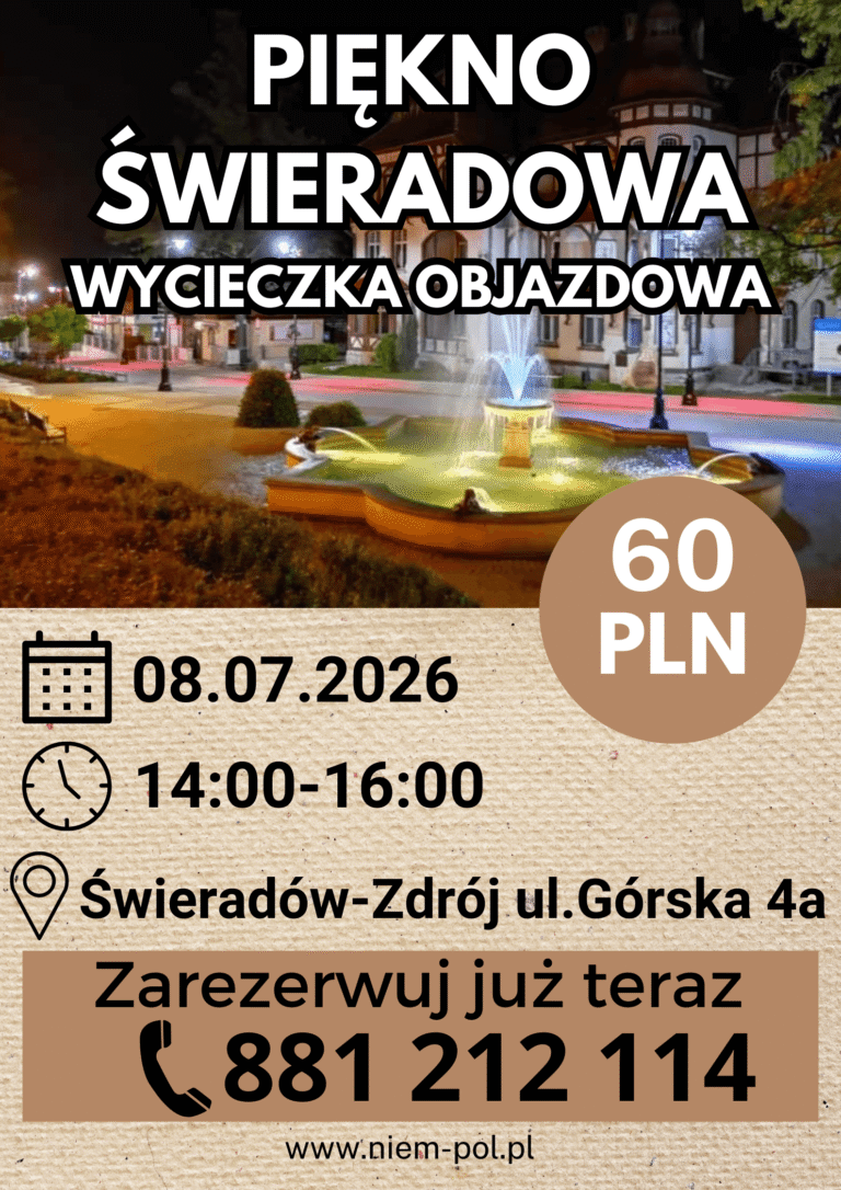 Piękno Świeradowa- wycieczka objazdowa 08.07