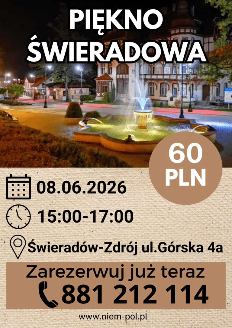 Piękno Świeradowa- wycieczka objazdowa 08.06