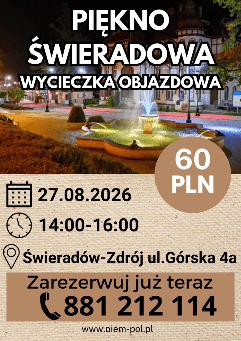 Piękno Świeradowa- wycieczka objazdowa 27.08