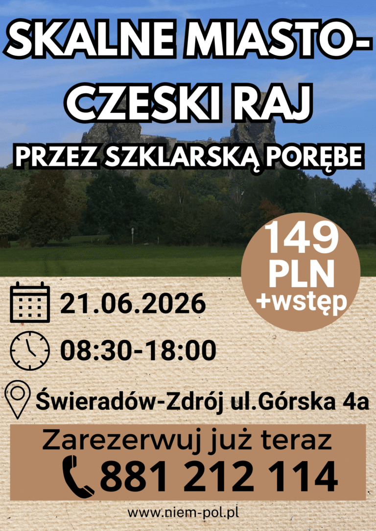 Skalne Miasto-Czeski Raj przez Szklarską Porębe 21.06