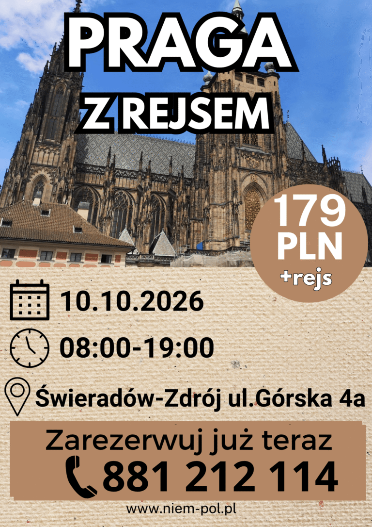 Praga z rejsem 10.10